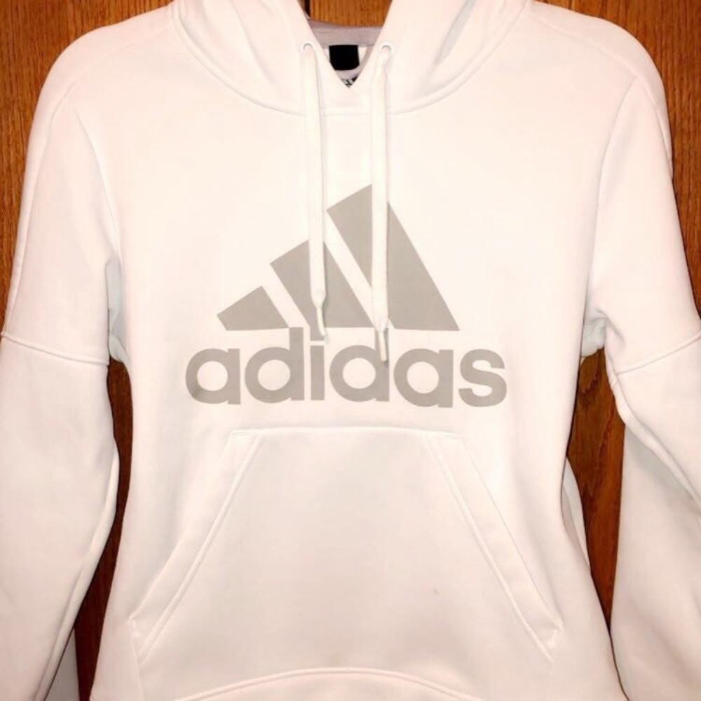 adidas white hoodie